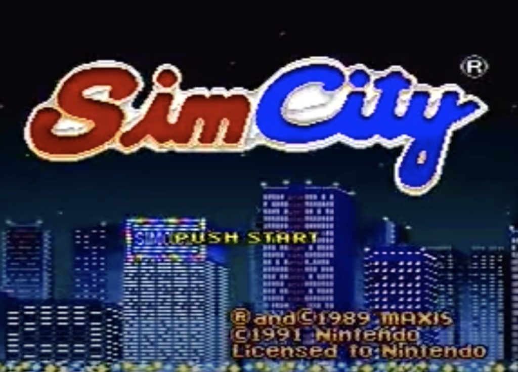 SimCity - Super Nintendo (1991)